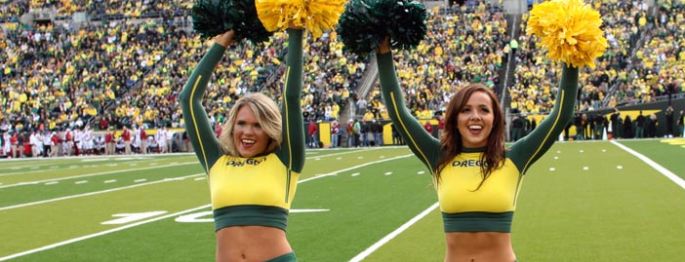 Oregon Ducks Cheerleaders